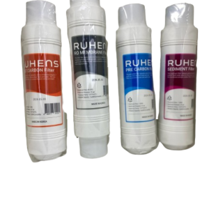 Filtre pré-charbon 9 pouces type U + filtre à membrane osmose inverse + filtre post-charbon filtre fontaine filtre hydrix + filtre à sédiments 9 pouces type U