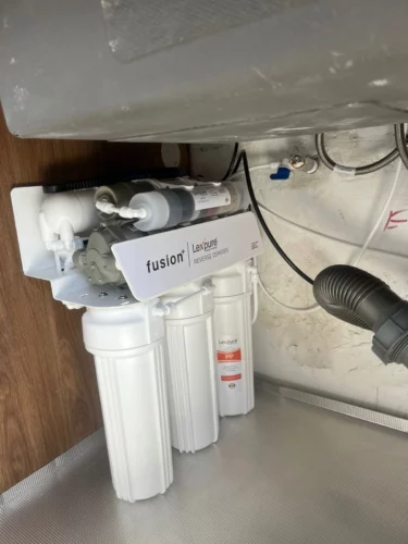 Osmoseur 6 Stages RO - LEXPURE-RO 100 GPD - Sans support (Système d'osmose inverse sous évier à 6 étages (type plaque)) photo review