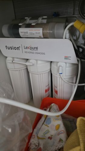 Osmoseur 6 Stages RO - LEXPURE-RO 100 GPD - Sans support (Système d'osmose inverse sous évier à 6 étages (type plaque)) photo review